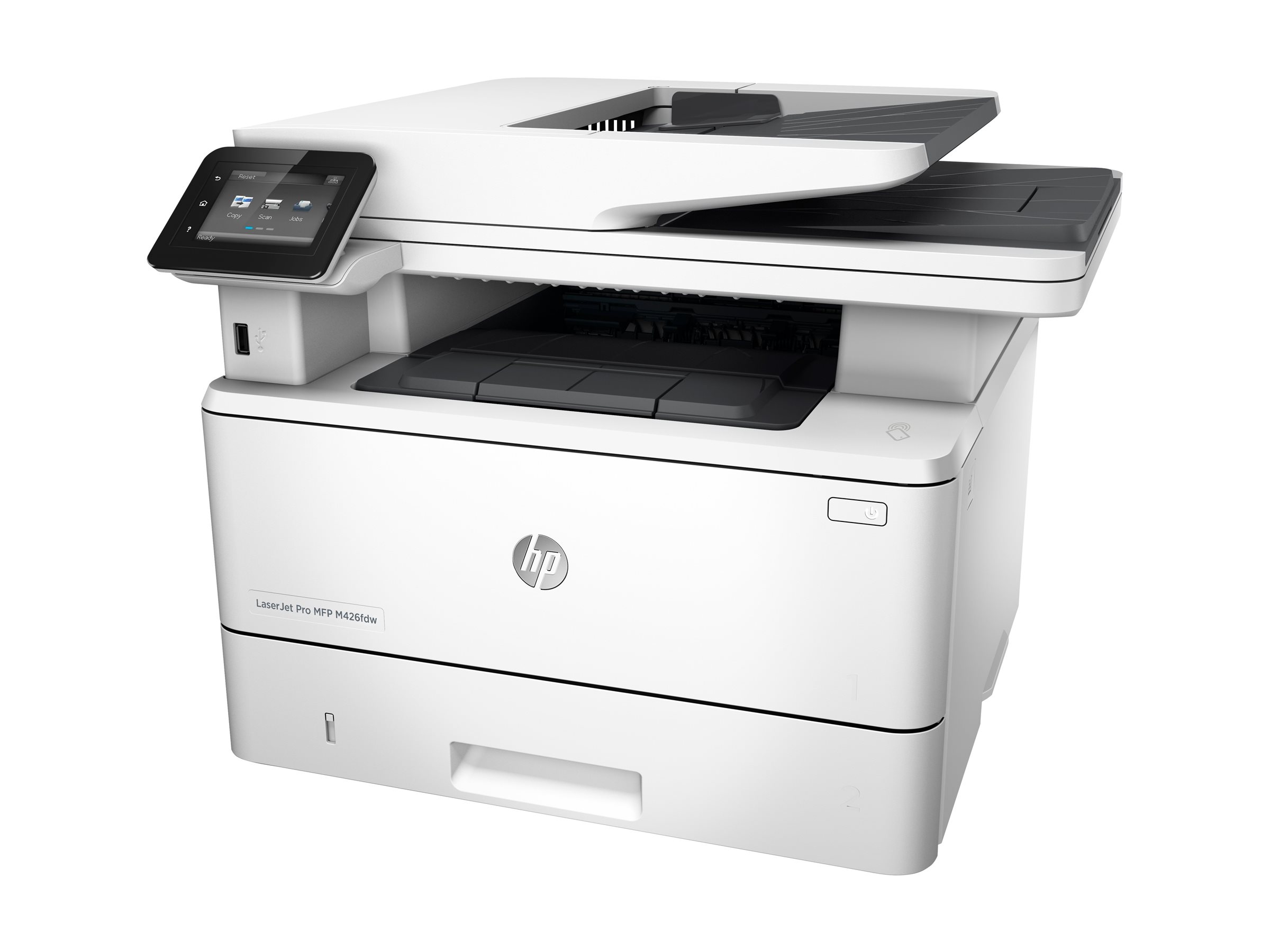 HP LaserJet Pro M426fdw Laser Multifunction Printer - Monochrome - Copier/Fax/Printer/Scanner - Automatic Duplex Print - 250 sheets Input - Wireless LAN - image 1 of 38