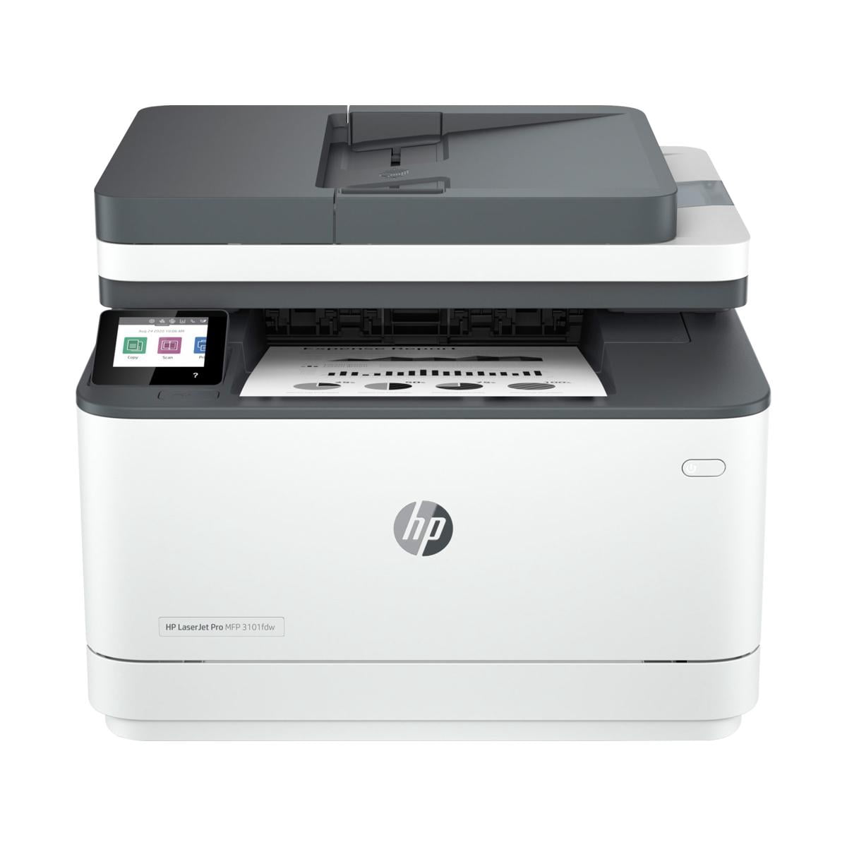 HP LaserJet Pro MFP 3101fdw Laser Printer, Black And White Mobile Print, Copy,