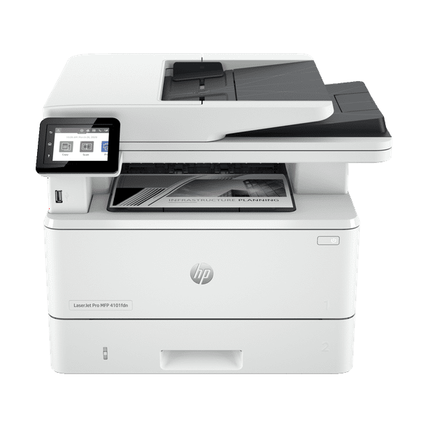HP LaserJet Pro MFP 4101fdne Laser AllInOne Monochrome Printer with