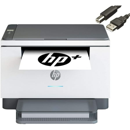 HP Laserjet MFP M234dwe Wireless Black and White All-in-One Printer, Print Scan Copy, Auto 2-Sided Printing, 30 ppm, JAWFOAL Printer Cable