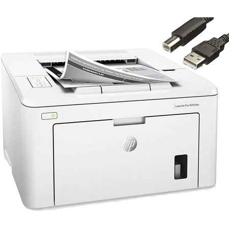 HP Laserjet Pro M203dw Wireless Laser Printer, Compatible with Alexa (G3Q47A),8.5 x 14, Print Scan Copy Fax, Auto 2-Sided Printing, Cefesfy Printer Cable