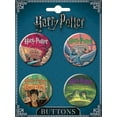 thumbnail image 1 of Harry Potter Literary 4 Piece Button Set #86582BT4, 1 of 3