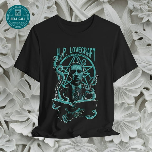 HP Lovecraft Tshirt, Cthulhu, Mythos, Horror, Lovecraftian, Call of