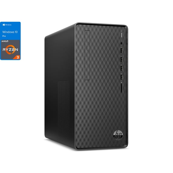 HP M01 Desktop, AMD Ryzen 3 3200G Upto 4.0GHz, 32GB RAM, 1TB SSD, DVDRW, HDMI, VGA, Card Reader, Wi-Fi, Bluetooth, Windows 10 Pro