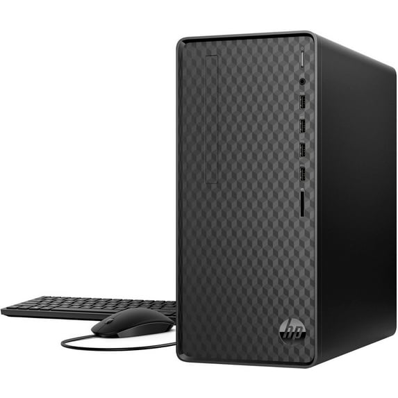 Restored HP M01-F2254 Home/Business Desktop (Intel i3-12100 4-Core, Intel UHD 730, 16GB RAM, 1TB PCIe SSD + 1TB HDD (3.5), Wifi, HDMI, Bluetooth, Win 11 Home) (Refurbished)