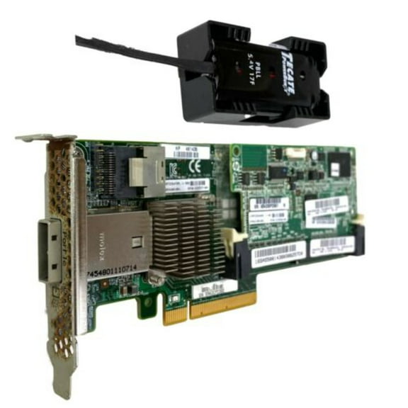 HP Memory cache HP 633537-001 P222 Smart Array SAS PCI-e x8 w/ 512GB FBWC BBU SAS RAID
