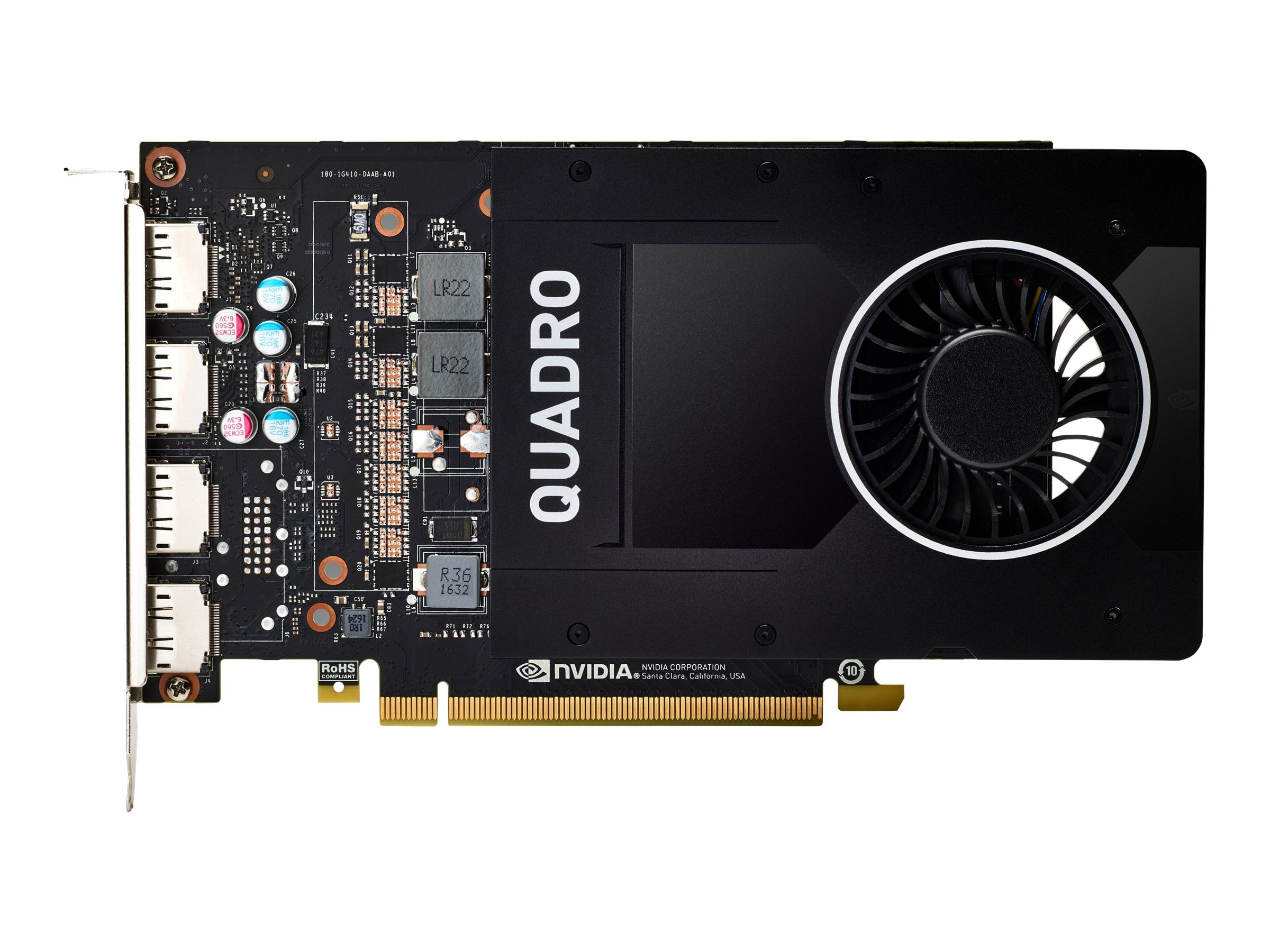 HP NVIDIA Quadro P2200 5GB グラフィックカード HP NVIDIA Quadro P2200 5GB GDDR5X 4x DisplayPort High