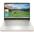thumbnail image 1 of HP Newest 14" HD Laptop, Slim Light Laptop Computer for Students and Business, Intel Celeron N4120, 4GB RAM,128GB eMMC ,1 Year Office 365, Webcam, HDMI, WiFi, Windows 11 Home,rose gold, 1 of 6