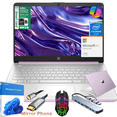 thumbnail image 1 of HP Newest 14" Laptop, Slim Light Laptop Computer for Students and Business, Intel 12th N150,1 Year Office 365,16GB RAM,256GB Storage(128GB eMMC+128GB SD) Windows 11 Home Purple, 1 of 9