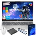 thumbnail image 1 of HP Newest 15 15.6" Full HD Laptop Computer For Student and Business, Intel Core i3-N305, Copilot AI Laptop, 16GB RAM, 256 GB PCIe SSD, Intel UHD, Windows 11 Pro,MS Lifetime Office,Gift Set, 1 of 8