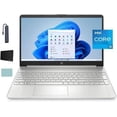 thumbnail image 1 of HP Newest 15.6 Full HD Laptop, Intel Core i5-1135G7 4-Core(Up to 4.2GHz), 16GB RAM, 512GB SSD, WiFi, Bluetooth, Iris Xe Graphics, Natural Silver, Windows 11 Home + Tigology Accessories, 1 of 7