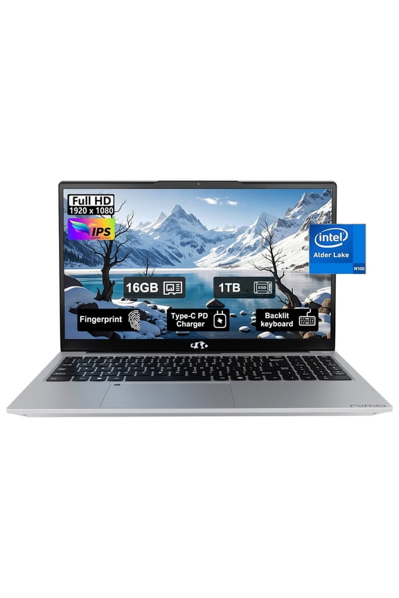 HP Newest 15.6 HD Laptop Computer, Intel Quad-Core Pentium N200, 16GB RAM, 256GB Storage(128GB SSD+ 128GB Micro SD Card), UHD Graphics, WiFi, HD Webcam, HDMI, 1 Year Office 365, Win 11, w/GM Accessory