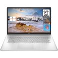 thumbnail image 1 of HP Newest 17 Laptop 17.3" HD+ Touchscreen Laptop, AMD Ryzen 5 7530U (Beats i7-1165G7), 32GB RAM, 1TB SSD, Wi-Fi 6,Bluetooth, Webcam, HDMI, Windows 11 Pro, Silver, 1 of 5