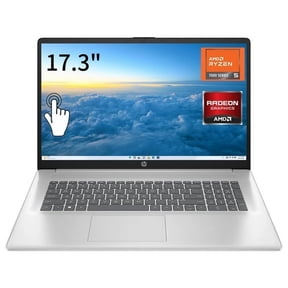 HP Newest 17 Laptop, 17.3" Screen, HD+ Touchscreen Display, AMD Ryzen 5 7530U Processor 12GB RAM 256GB SSD Wi-Fi 6 HDMI Windows 11 Home Silver