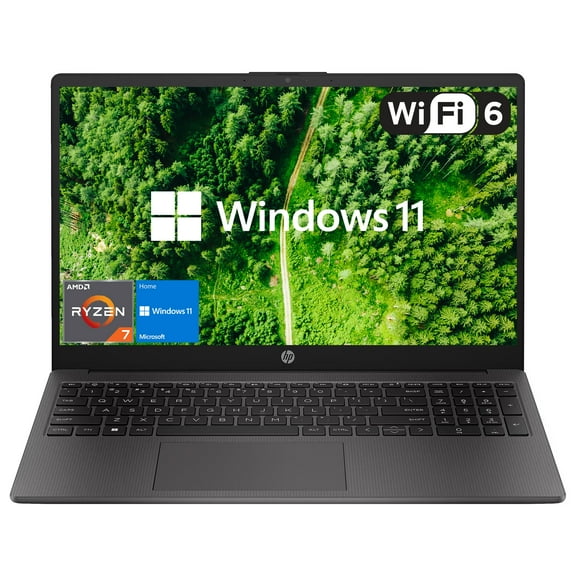 HP Newest 255 G10 Professional Business Laptop, AMD Ryzen 7 7730U, 15.6" FHD IPS Display, 32GB RAM, 1TB SSD, HDMI, Wi-Fi 6, Webcam, Windows 11 Home, Black