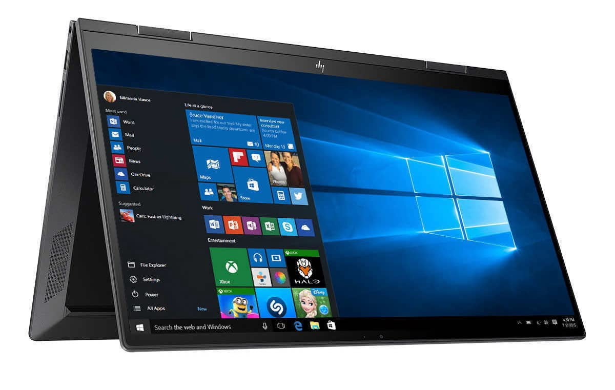 HP Newest Envy 2in1 Laptop 15.6 inch FHD Touchscreen, 8Core AMD