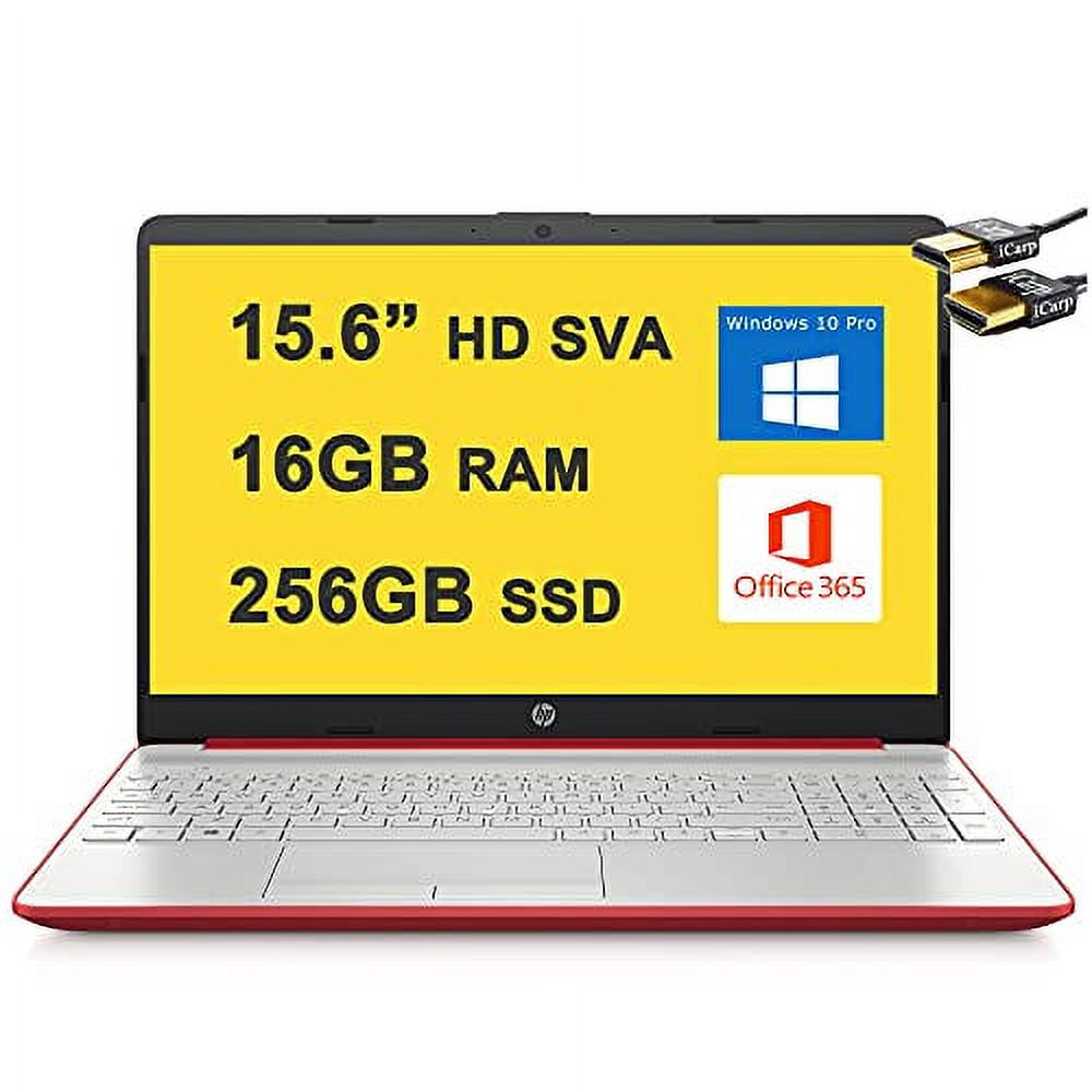 HP Notebook 15 Business Laptop 15.6" HD SVA Display Intel 4Core