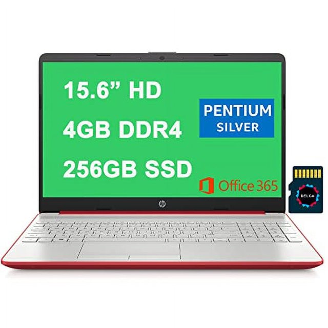 HP Notebook 15 Business Laptop I 15.6” HD SVA Display I Intel 4Core