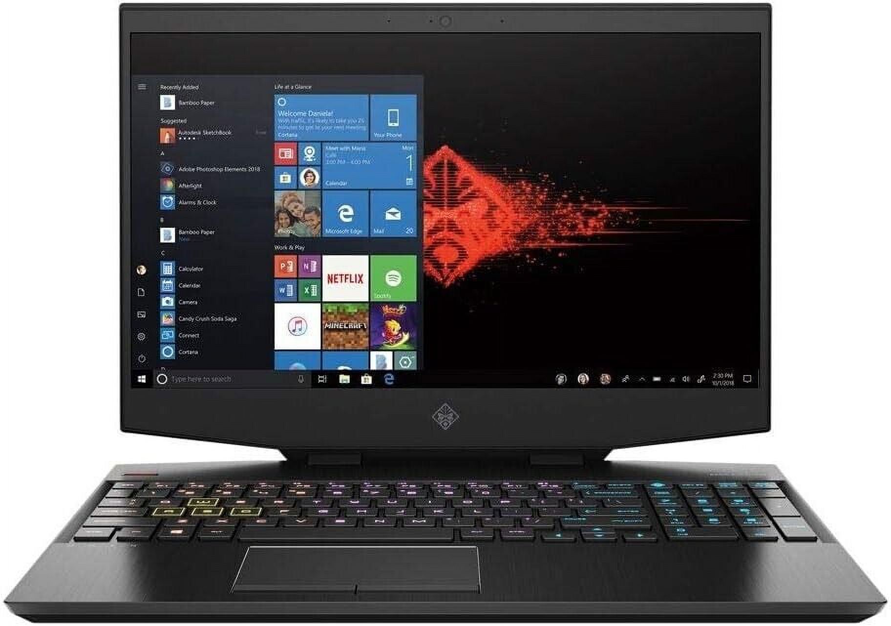 HP OMEN 15.6'' Gaming Laptop, Intel Core i710750H 2.60GHz, 12GB RAM
