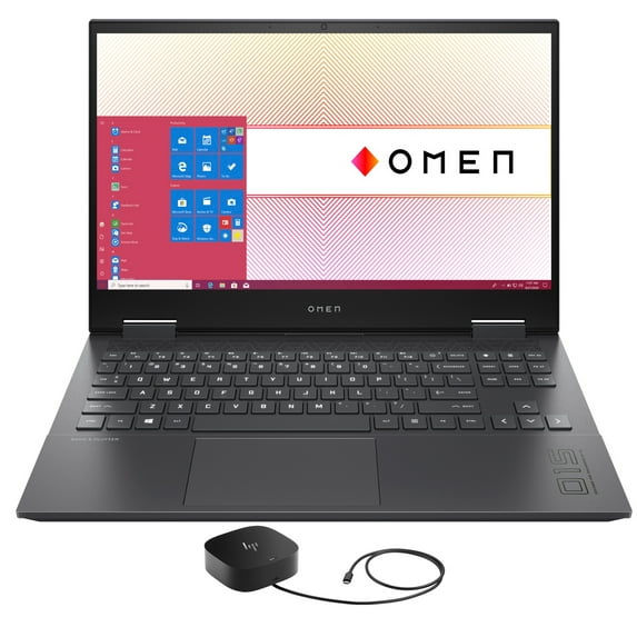 HP OMEN 15z-en100 Gaming/Entertainment Laptop (AMD Ryzen 9 5900HX 8-Core, 15.6in 144Hz Full HD (1920x1080), NVIDIA GeForce RTX 3070, 16GB RAM, 2TB m.2 SATA SSD, Win 10 Pro)