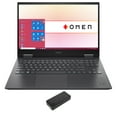 thumbnail image 1 of HP OMEN 15z-en100 Gaming/Entertainment Laptop (AMD Ryzen 9 5900HX 8-Core, 15.6in 144Hz Full HD (1920x1080), NVIDIA GeForce RTX 3070, 16GB RAM, Win 10 Home) with DV4K Dock, 1 of 5