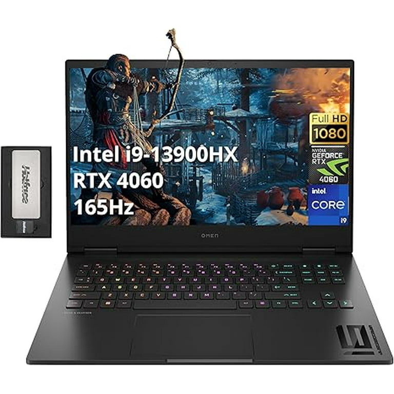 HP OMEN FHD 165Hz Gaming Laptop, Intel i9 13900HX, 64GB DDR5