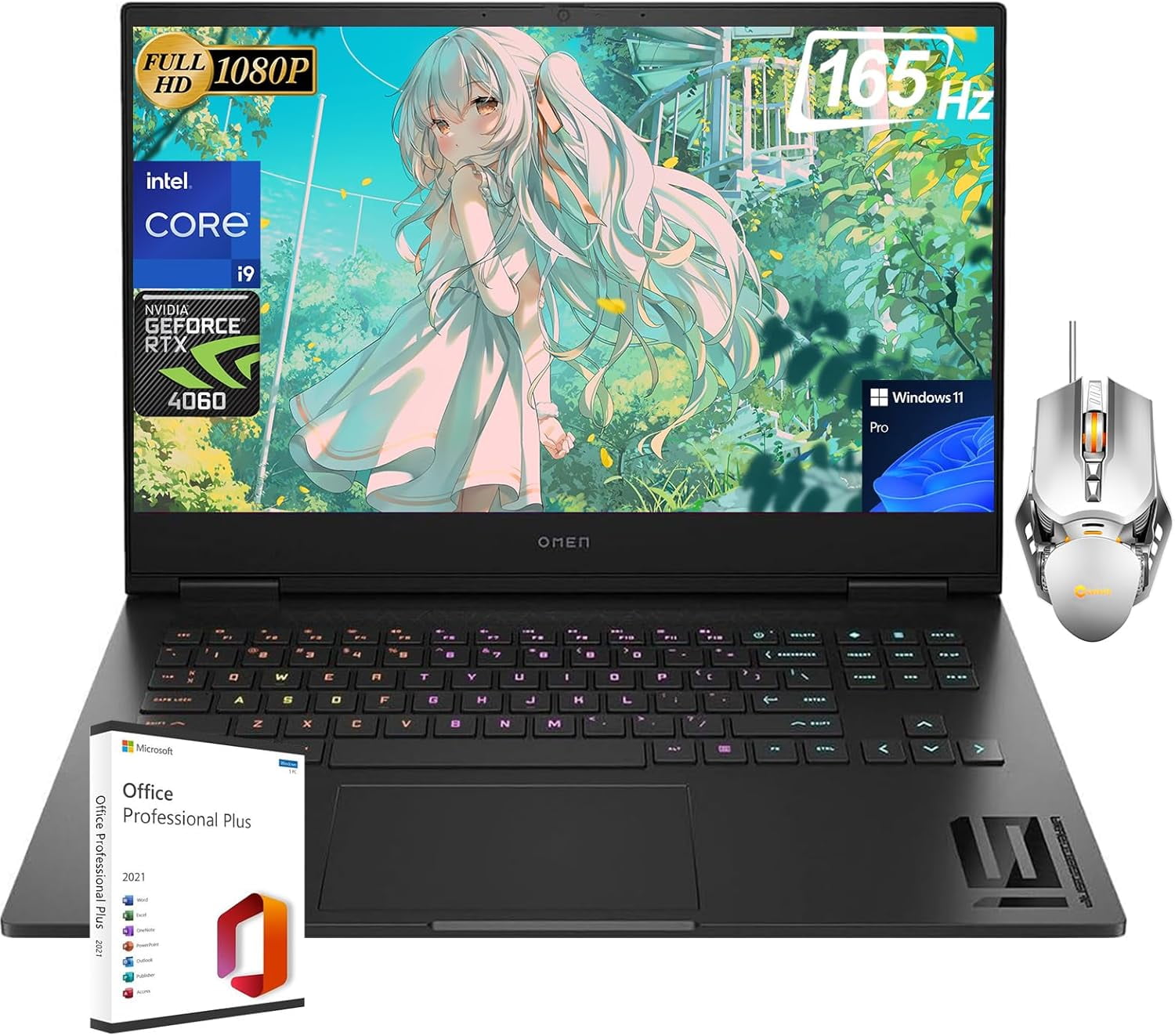 RTX3090　HP Omen HP OMEN Prebuilt Gaming Desktop - AMD Ryzen 5 5600G, 16GB