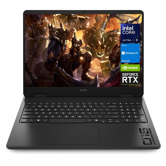 HP OMEN 16" FHD+ 144Hz RTX 5060 Gaming Laptop, Intel Ultra 9 285H, 32GB RAM, 1TB SSD, Black