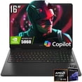 thumbnail image 1 of HP OMEN 16 Gaming Laptop, 16" 1920 x 1200 144Hz LED Display, AMD Ryzen 9 8940HX, GeForce RTX 5060, RGB Backlit KB, 1080p Webcam, 128GB Portable SSD, Windows 11 Pro(16GB DDR5 RAM - 2TB SSD), 1 of 5