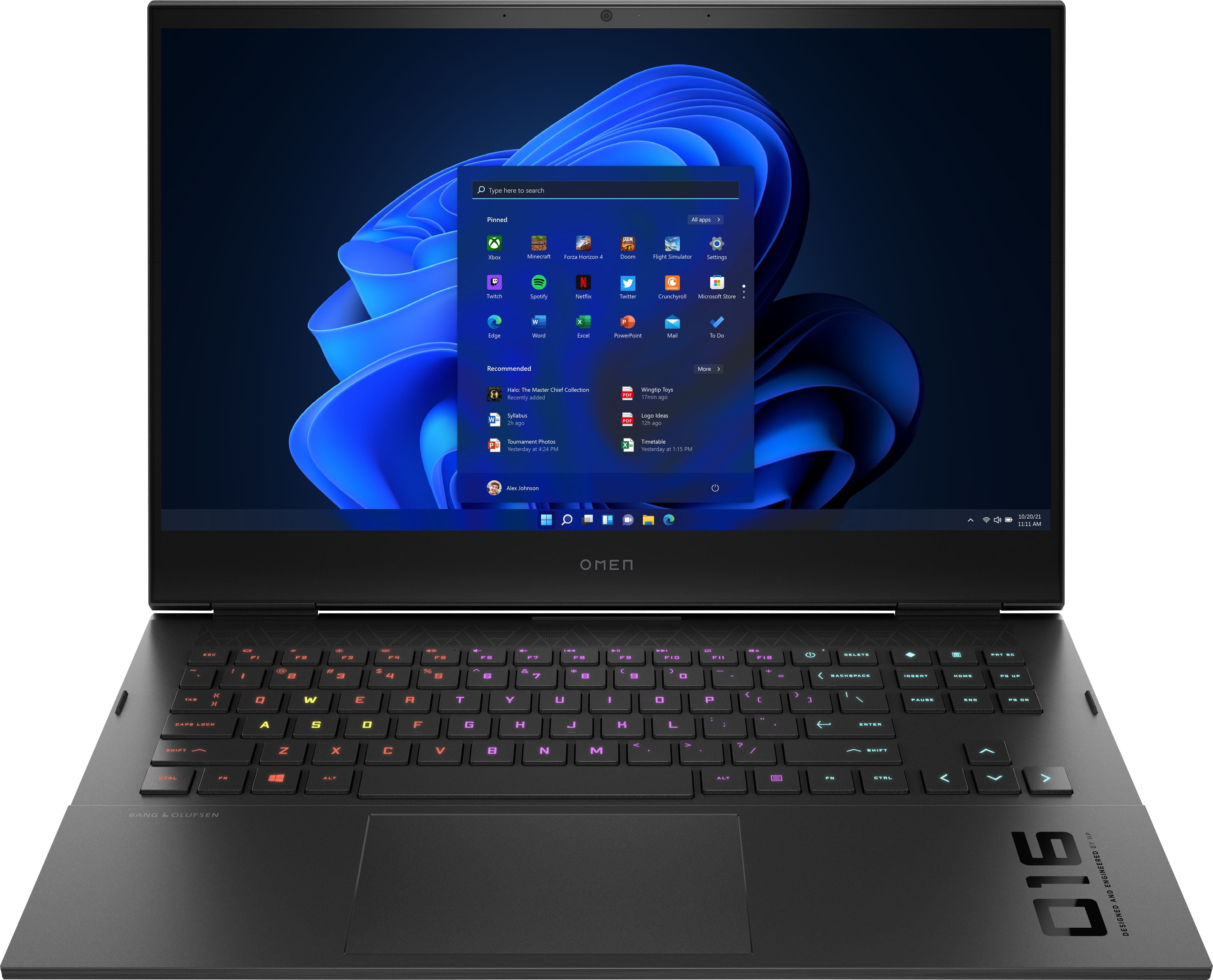 HP OMEN 16 Laptop (Intel i7-11800H 8-Core, 16.1" Full HD (1920x1080), 32GB RAM, 2x1TB PCIe SSD (2TB), NVIDIA RTX 3060, Webcam, Wifi, Bluetooth, Backlit KB, USB 3.1, HDMI, Win 11 Home)
