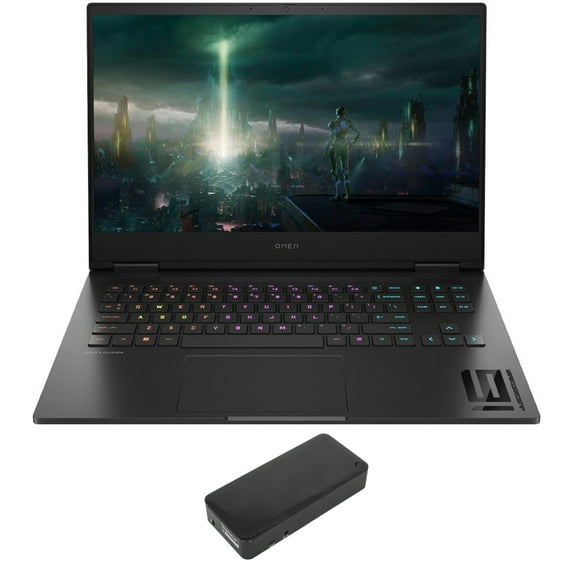HP OMEN 16 xf00 Gaming/Entertainment Laptop (AMD Ryzen 9 7940HS 8-Core, 16.1in 165 Hz Full HD (1920x1080), GeForce RTX 4070, 64GB DDR5 5600MHz RAM, Win 11 Home) with DV4K Dock