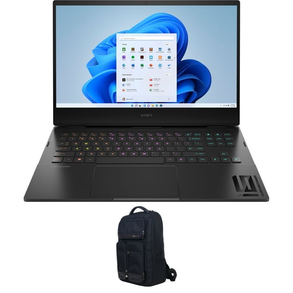 HP OMEN 16t-k000 Gaming/Entertainment Laptop (Intel i7-12700H 14-Core, 16.1in 60Hz Full HD (1920x1080), NVIDIA RTX 3060, 64GB DDR5 4800MHz RAM, 1TB PCIe SSD, Win 11 Pro) with Atlas Backpack