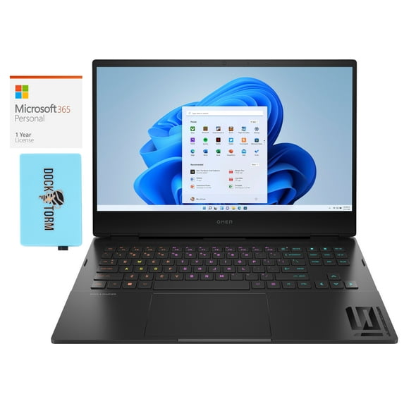HP OMEN 16t-k000 Gaming/Entertainment Laptop (Intel i7-12700H 14-Core, 16.1in 60Hz Full HD (1920x1080), NVIDIA RTX 3060, Win 11 Home) with Microsoft 365 Personal , Hub