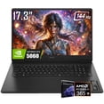 thumbnail image 1 of HP OMEN 17 Gaming Laptop, 17.3" 1920 x 1080 144Hz FHD Display, AMD Ryzen AI 9 365, GeForce RTX 5060, RGB Backlit KB, 1080p Webcam, Windows 11 Pro(16GB DDR5 RAM + 1TB SSD), 1 of 5