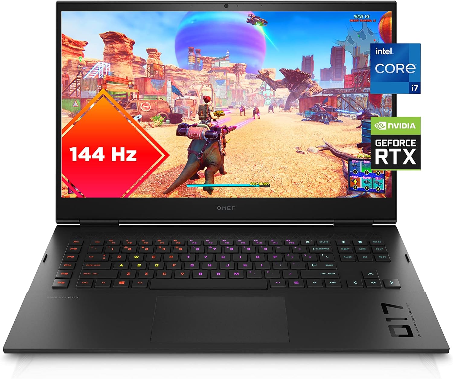 HP OMEN 17" Laptop, Intel Core i712700H, NVIDIA GeForce RTX 3060, 16