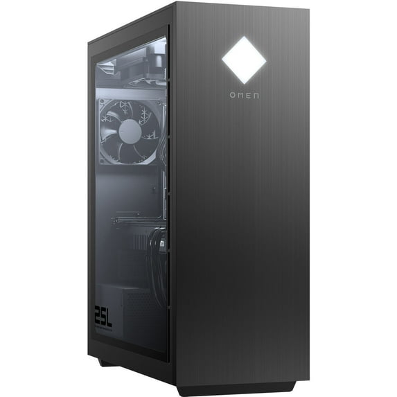 HP OMEN 25L Gaming Desktop PC (Intel i7-10700 8-Core, NVIDIA GeForce RTX 3060 Ti, 64GB RAM, 256GB m.2 SATA SSD + 2TB HDD (3.5), Wifi, HDMI, Bluetooth, Display Port, Win 10 Pro) (Refurbished)