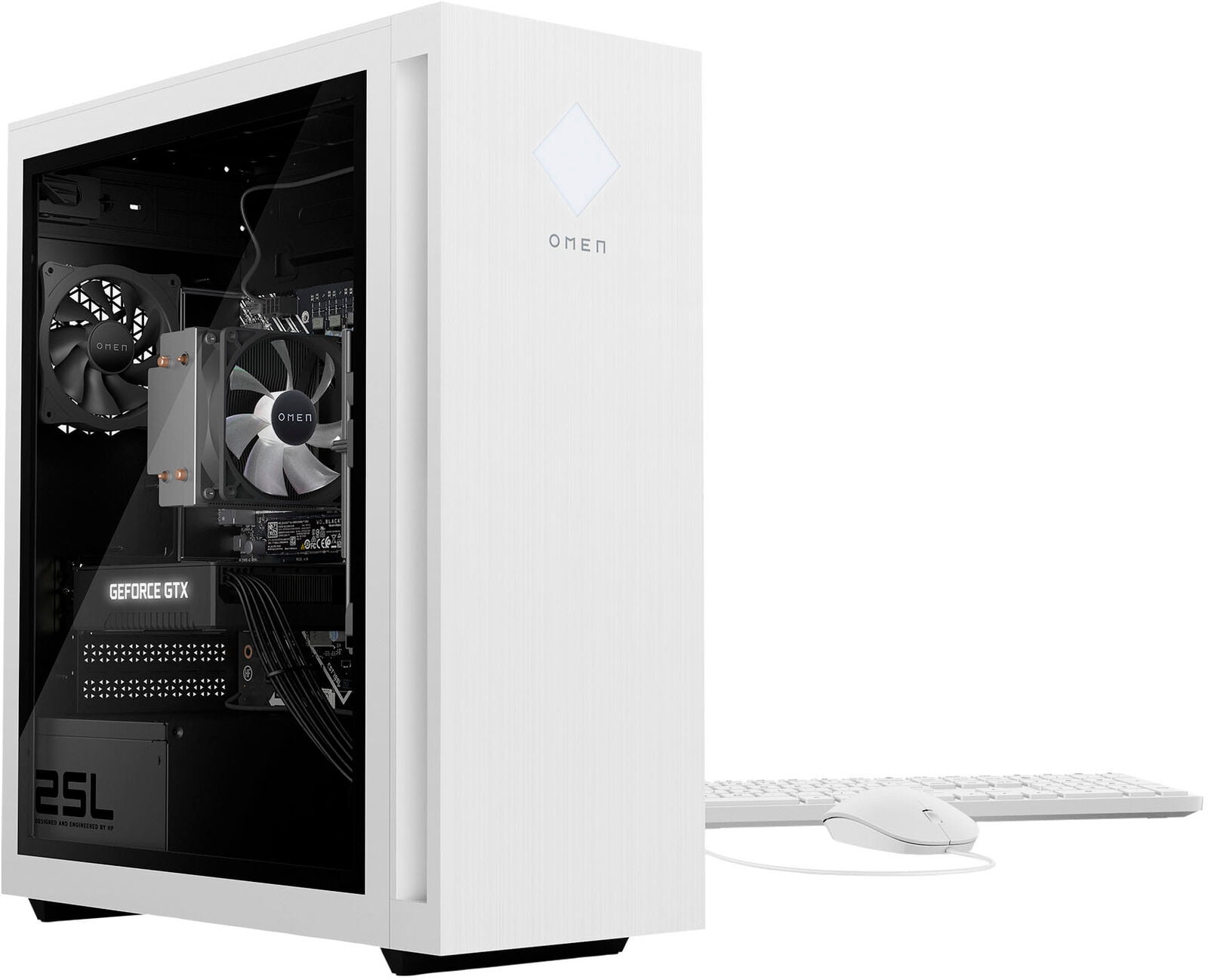 HP OMEN 25L Gaming Desktop, Intel Core i3-13100F, 8GB DDR5 HP OMEN 25L Gaming Desktop, Intel Core i3-13100F, 8GB DDR5