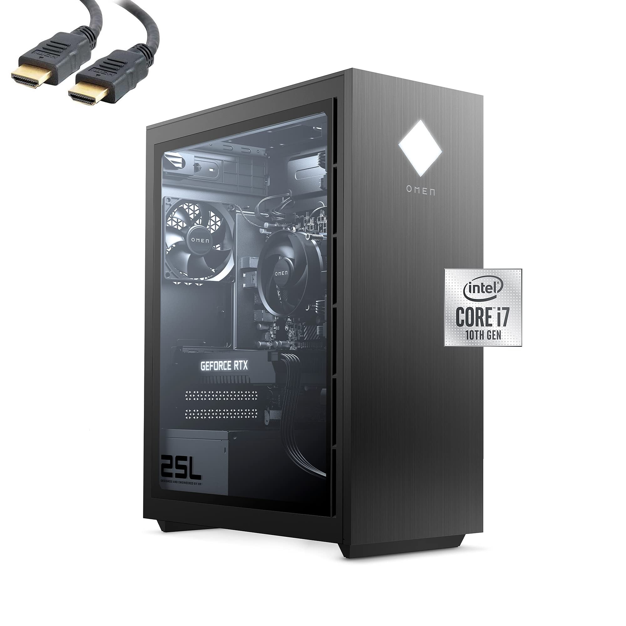 hp - OMEN 30L i7-10700KF　SSD1T HDD2T RTX3070 Amazon.com: OMEN 30L Gaming Desktop PC, NVIDIA GeForce RTX