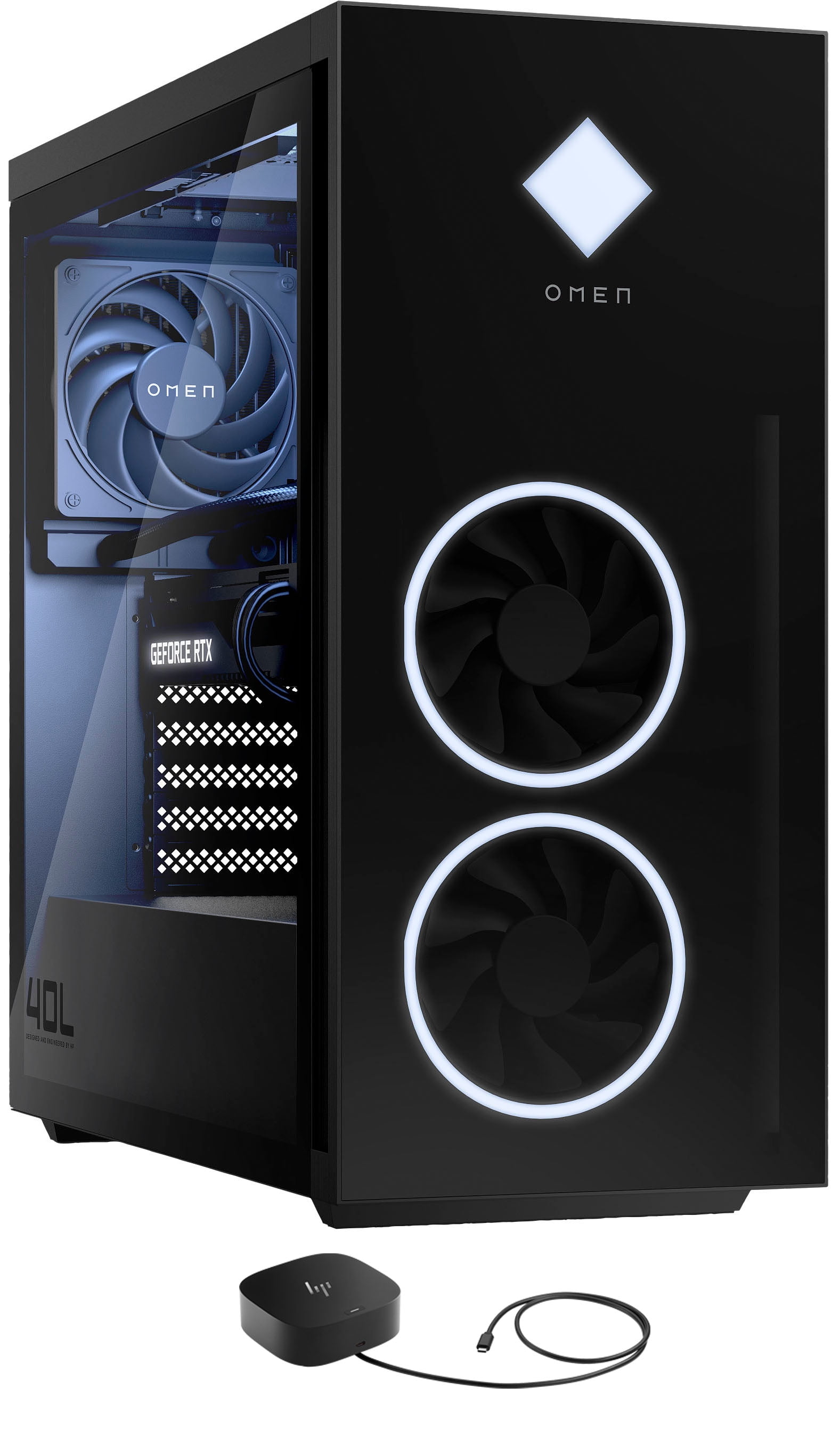 HP OMEN 40L GT21 Gaming Desktop PC (Intel i5-12400F 6-Core
