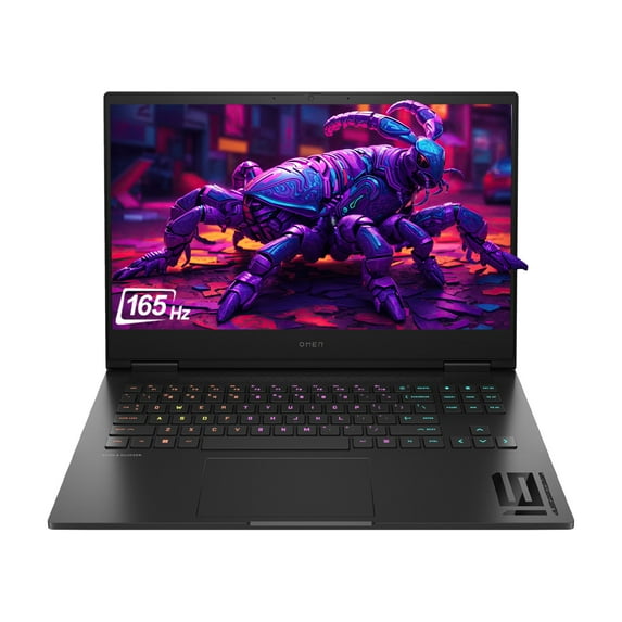 HP OMEN Gaming Laptop, 16" Full HD Display, AMD Ryzen 9 7940HS, 64 GB DDR5 RAM, 1 TB PCIe SSD, NVIDIA GeForce RTX 4070, Backlit Keyboard, Windows 11 Home, Shadow Black