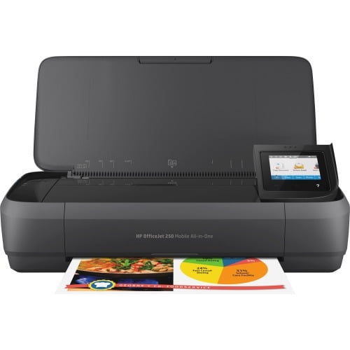 professionel ønske spisekammer HP OfficeJet 250 Mobile All-in-One InkJet Printer | Mobile Print, Scan,  Copy | CZ992A - Walmart.com