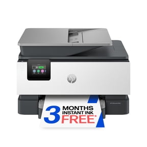 HP OfficeJet 9122 Wireless All-in-One Color Inkjet Printer, Scanner, Copier, Fax, 3mos Instant Ink