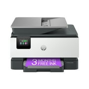 HP OfficeJet 9122e Wireless All-in-One Color Inkjet Printer, Scanner, Copier, Fax, 3 Months Free Ink