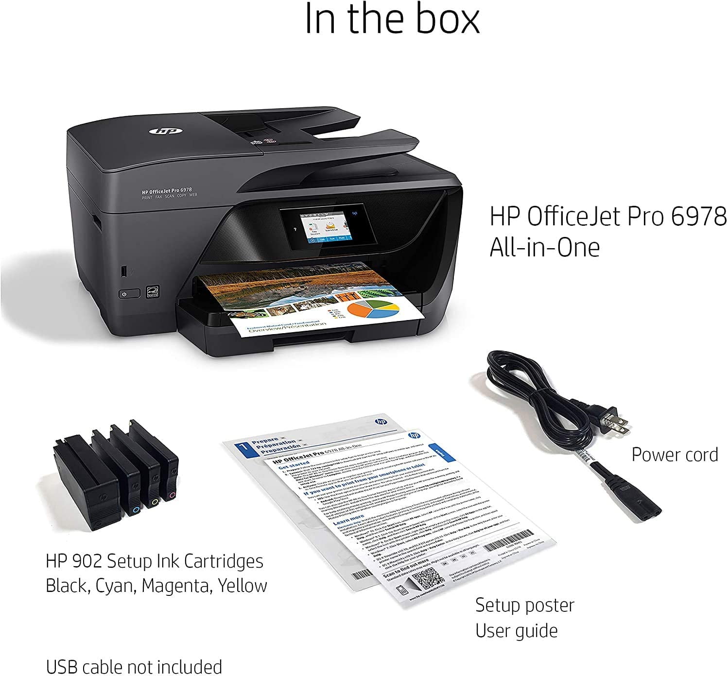 HP OfficeJet Pro 6970 Peach Multipack Plus avec puce compatible avec  ID-Fabricant: No. 903, T6L99AE*2, T6L87AE, T6L91AE, T6L95AE