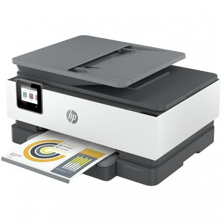 HP - OfficeJet Pro 8025e Wireless All-In-One Inkjet Printer with 6 months of Instant Ink Included with HP+ - White