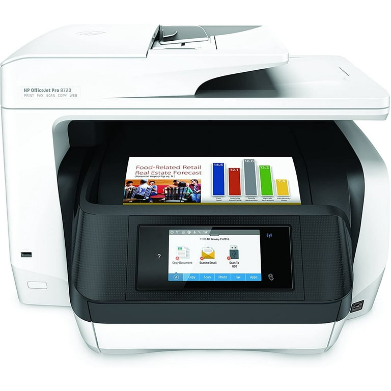 パソコンプリンター HP OfficeJet Pro 8720 Color Inkjet All-in-One Printer - Walmart.com