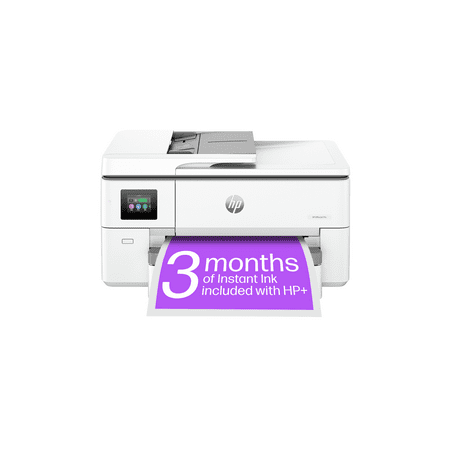 HP - OfficeJet Pro 9720e Wireless AI-Enabled Wide Format All-in-One Inkjet Printer with 3 Months of Instant Ink - White