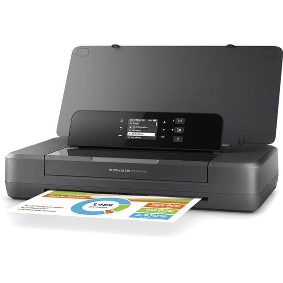 HP Officejet 200 Inkjet Color Mobile Printer, CZ993A