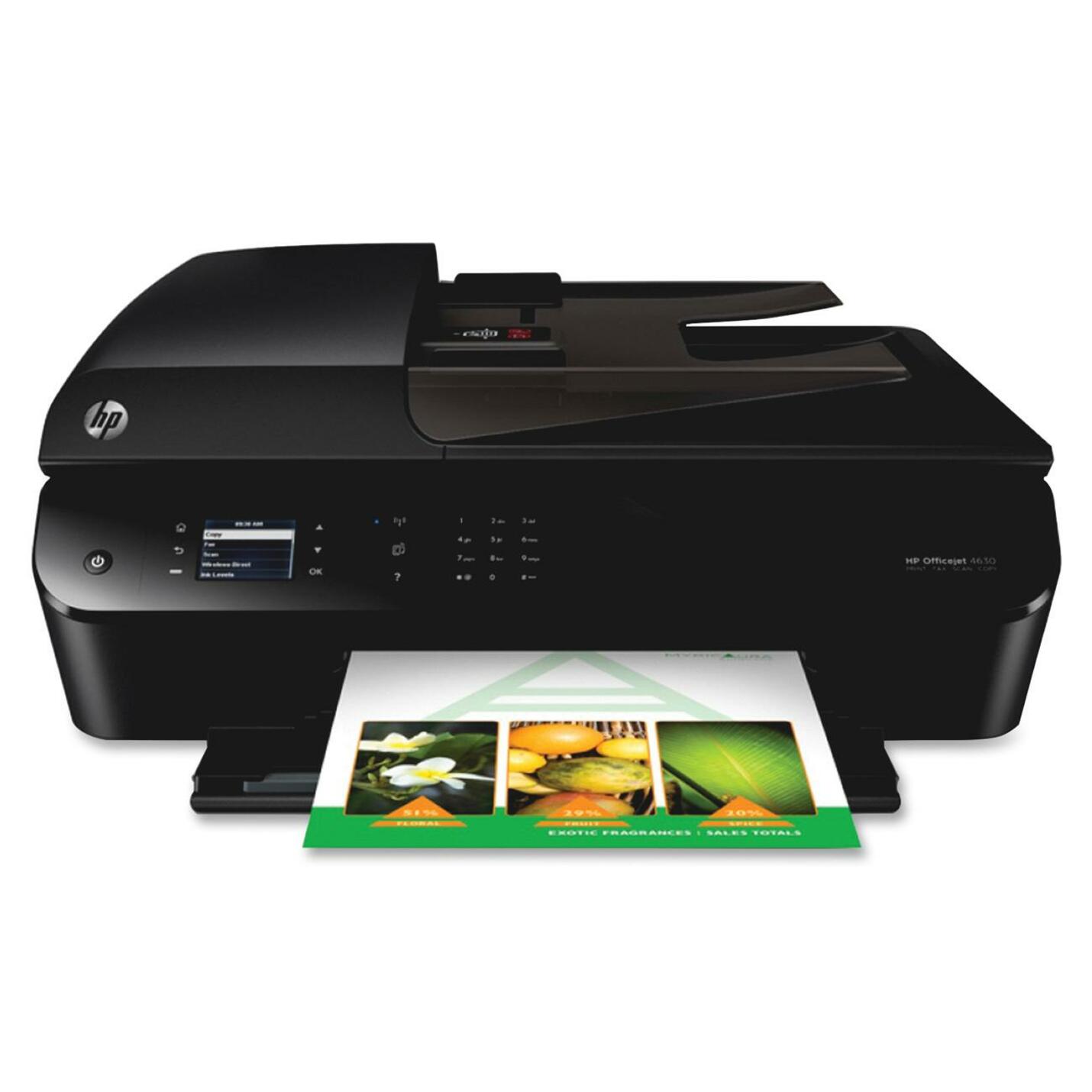 HP Officejet 4630 Wireless Inkjet Multifunction Printer, Color - image 1 of 7