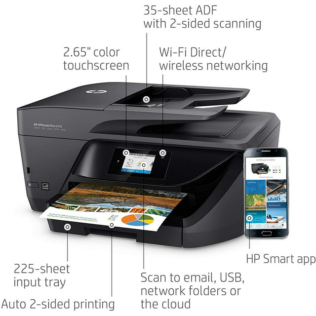 HP Officejet Pro 6978 Wireless Inkjet Multifunction Printer